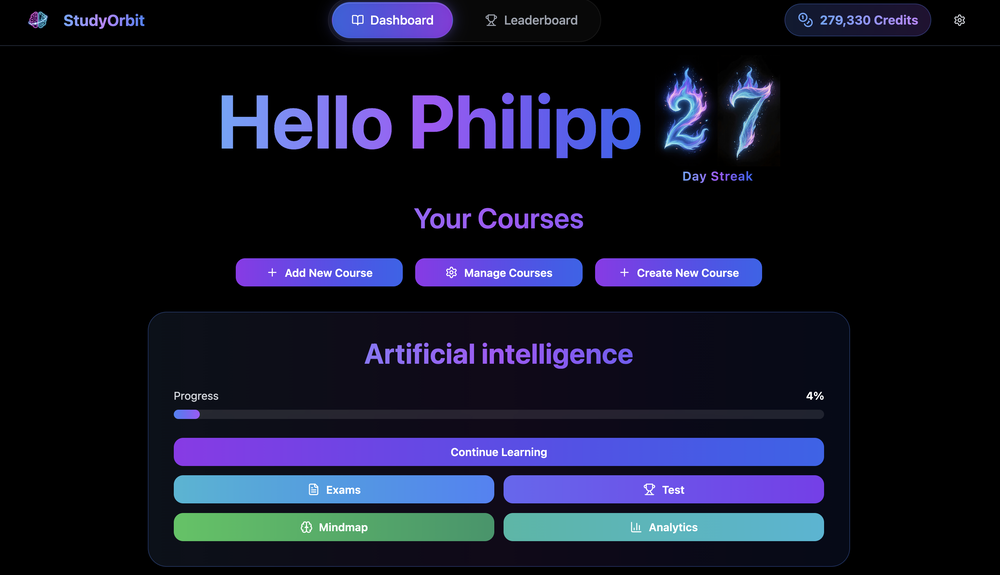 StudyOrbit website