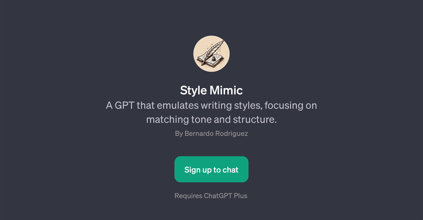 Style Mimic website
