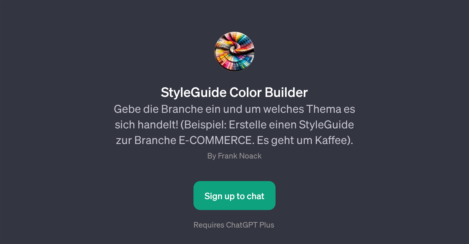 StyleGuide Color Builder website