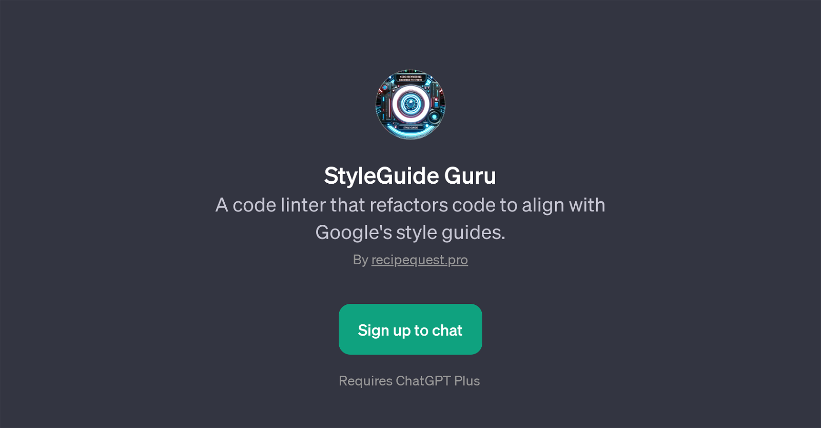 StyleGuide Guru website