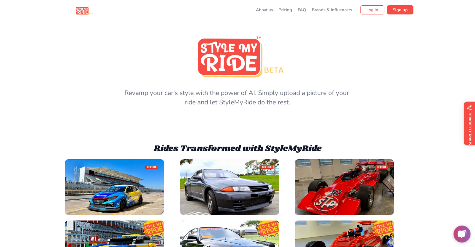 StyleMyRide website