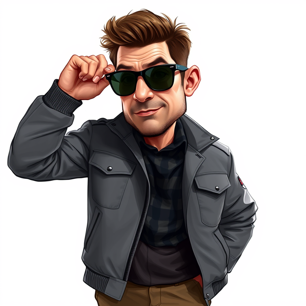 Stylized Confidence – Semi-Realistic Caricature Portrait website