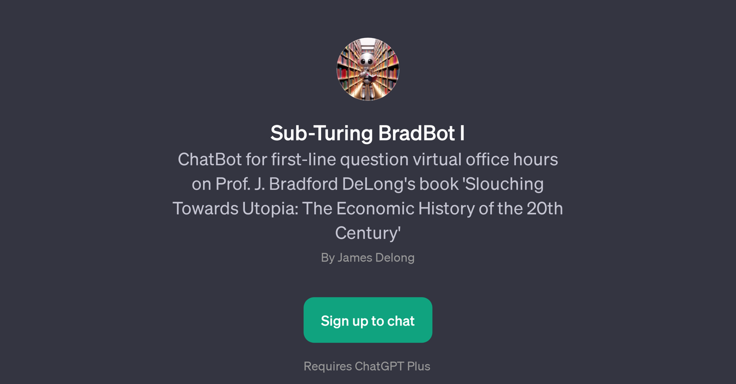 Sub-Turing BradBot I website