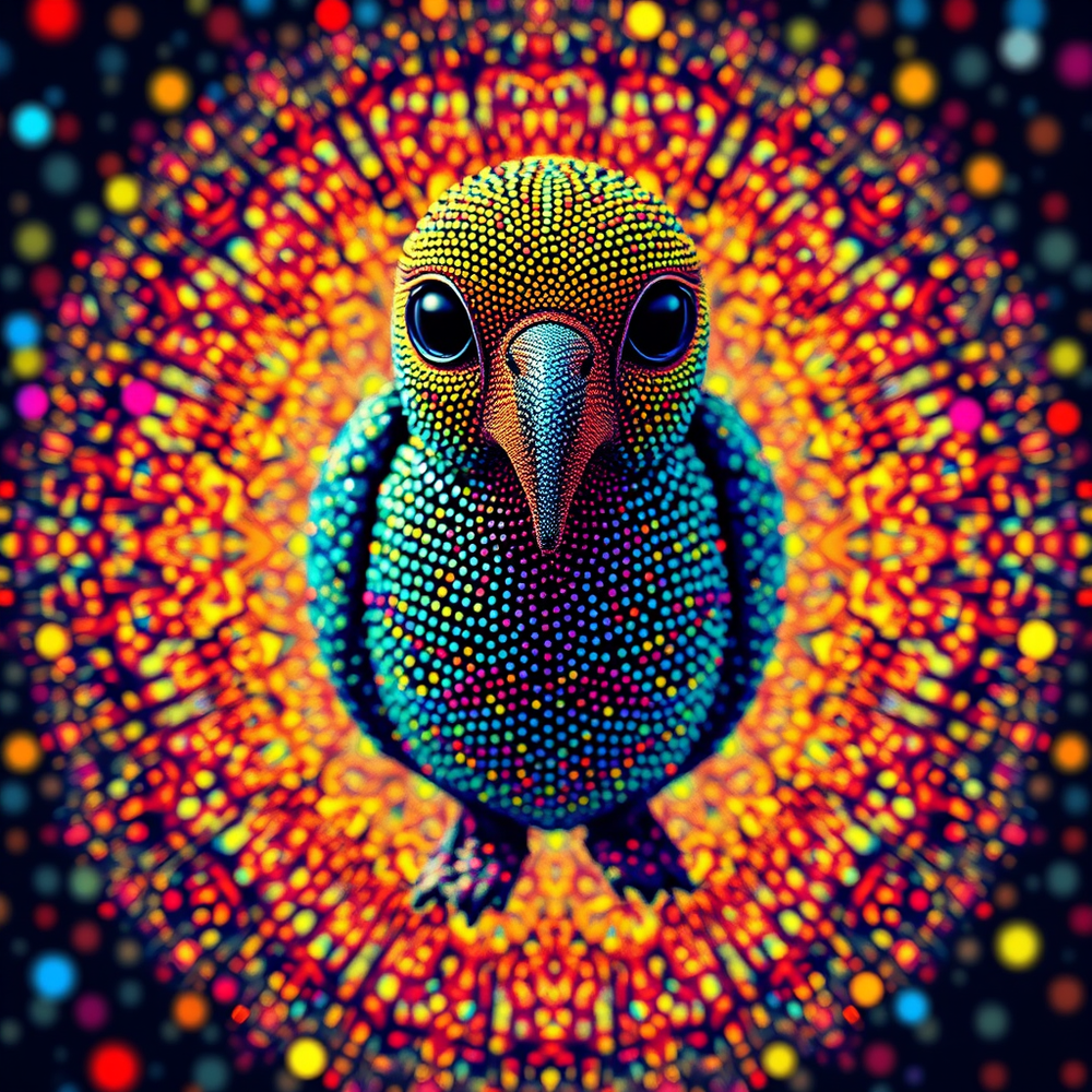 Colorful Pointillism Style website