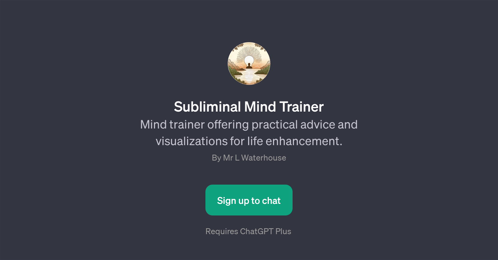 Subliminal Mind Trainer website