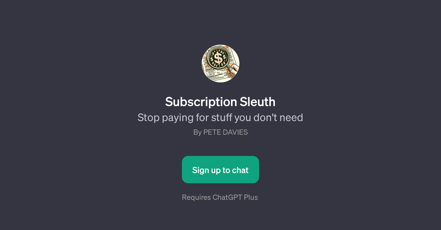 Subscription Sleuth website