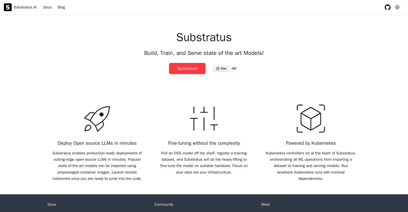 Substratus website