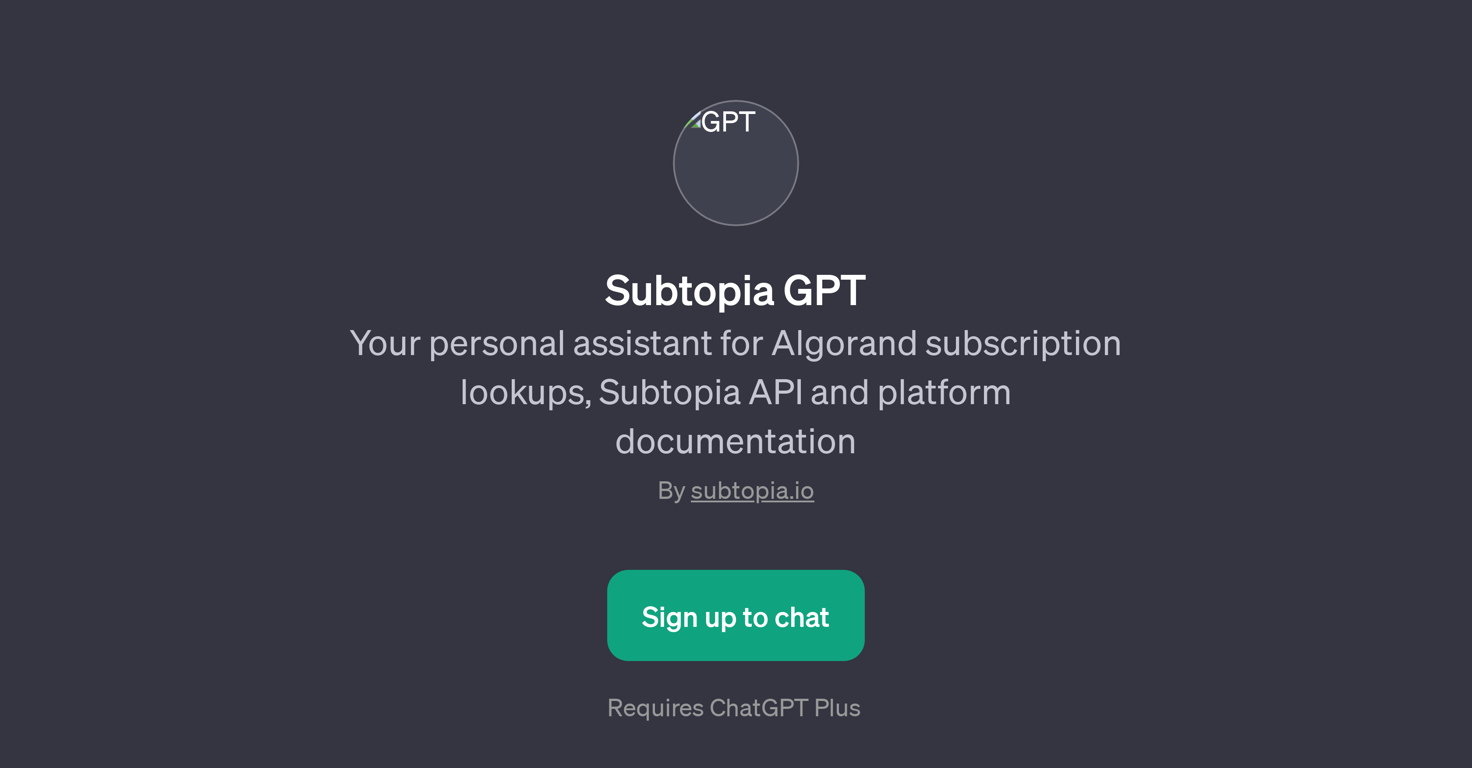 Subtopia GPT website