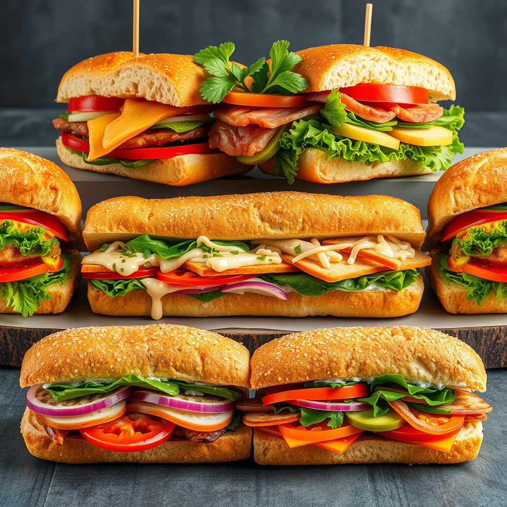 Subway food designs website