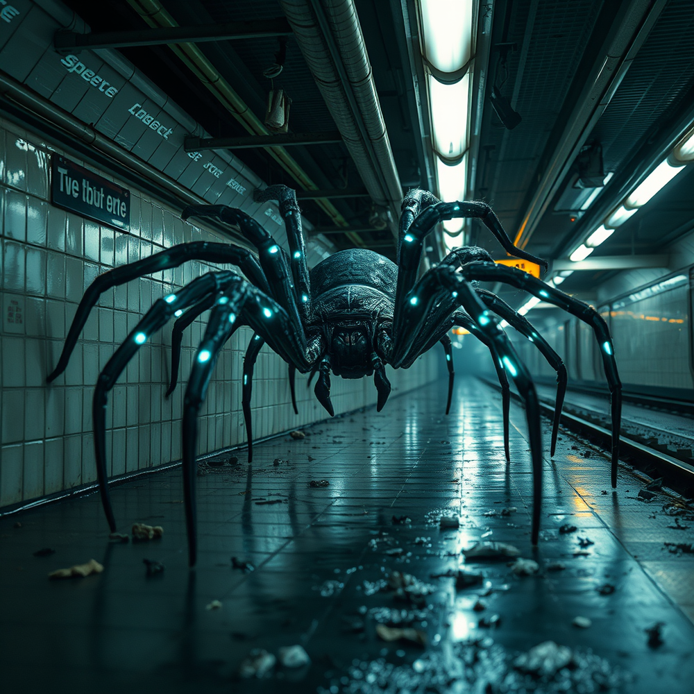 Subway Encounter: Spider Quin Genre: Urban/Conceptual / Sci-Fi website