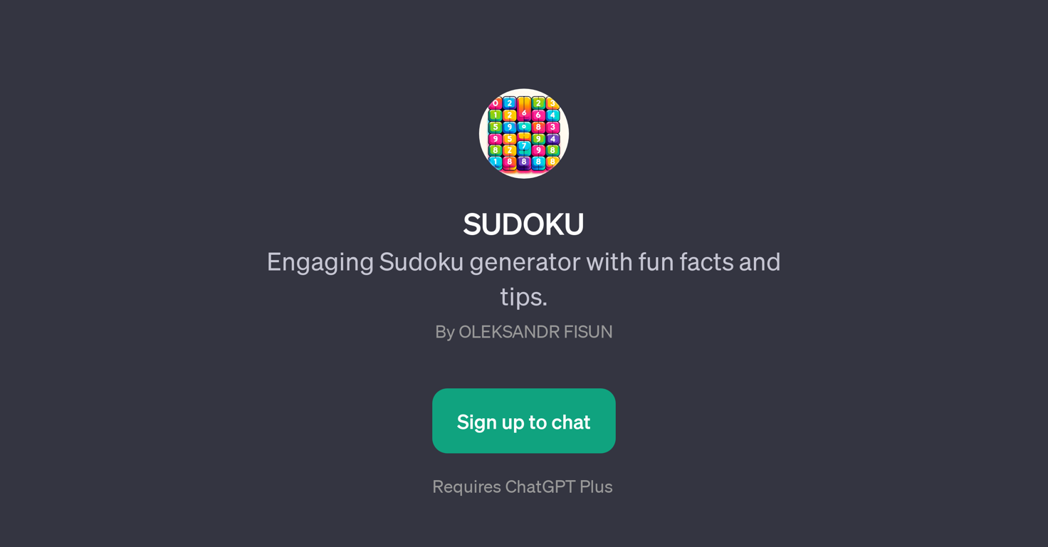 SUDOKU website