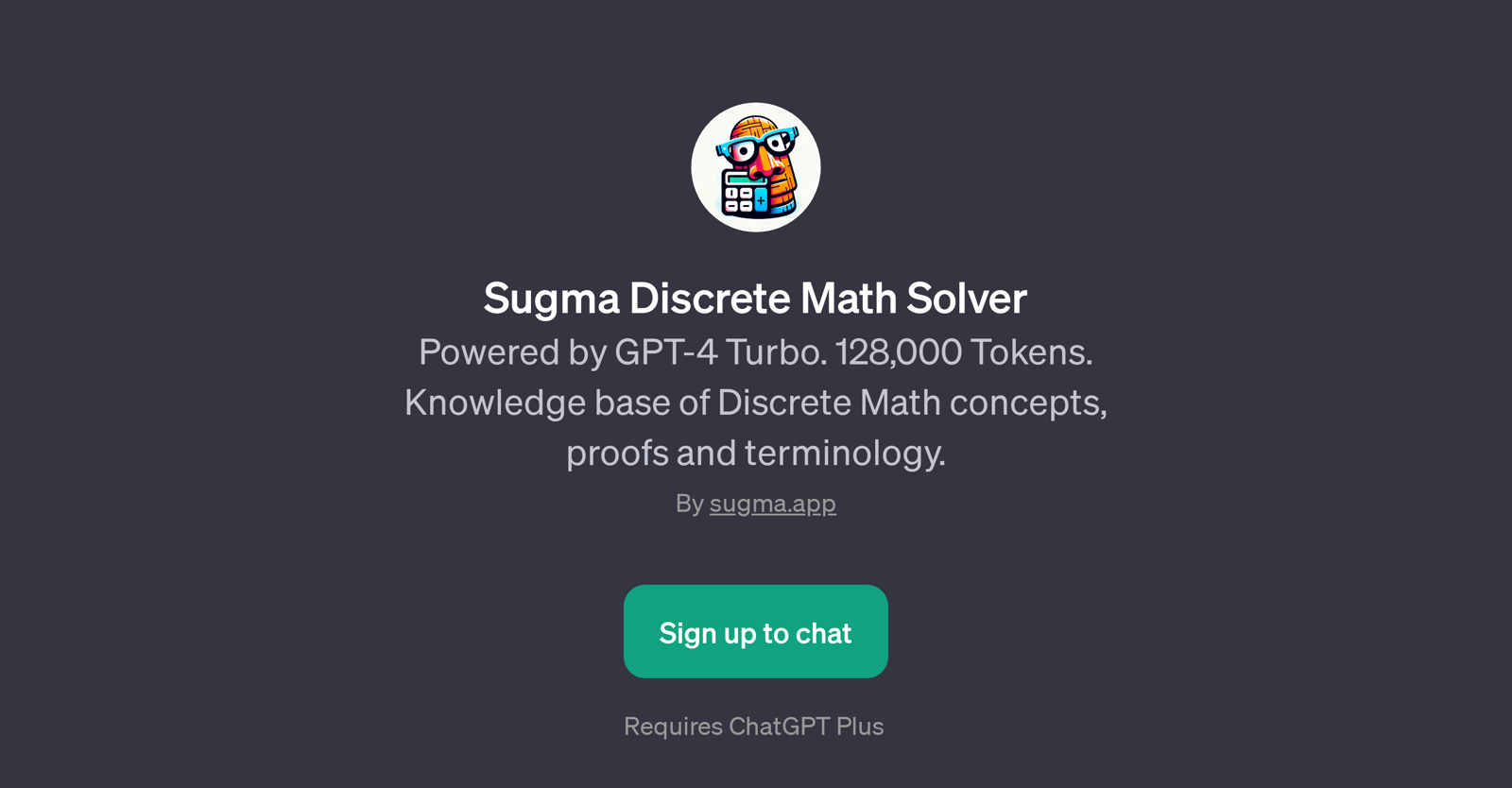 Sugma Discrete Math Solver website