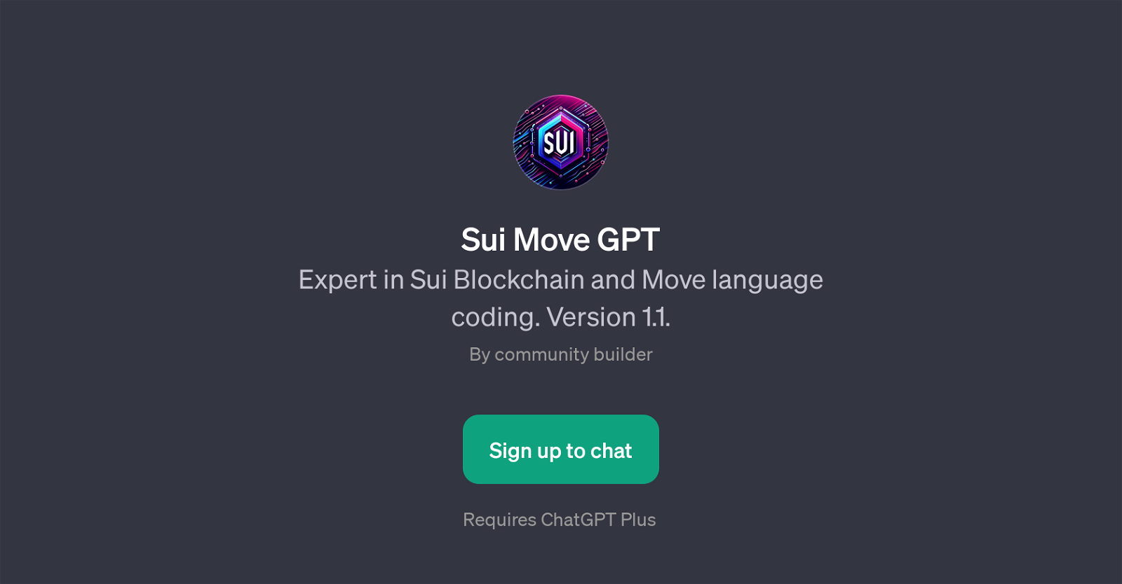Sui Move GPT website