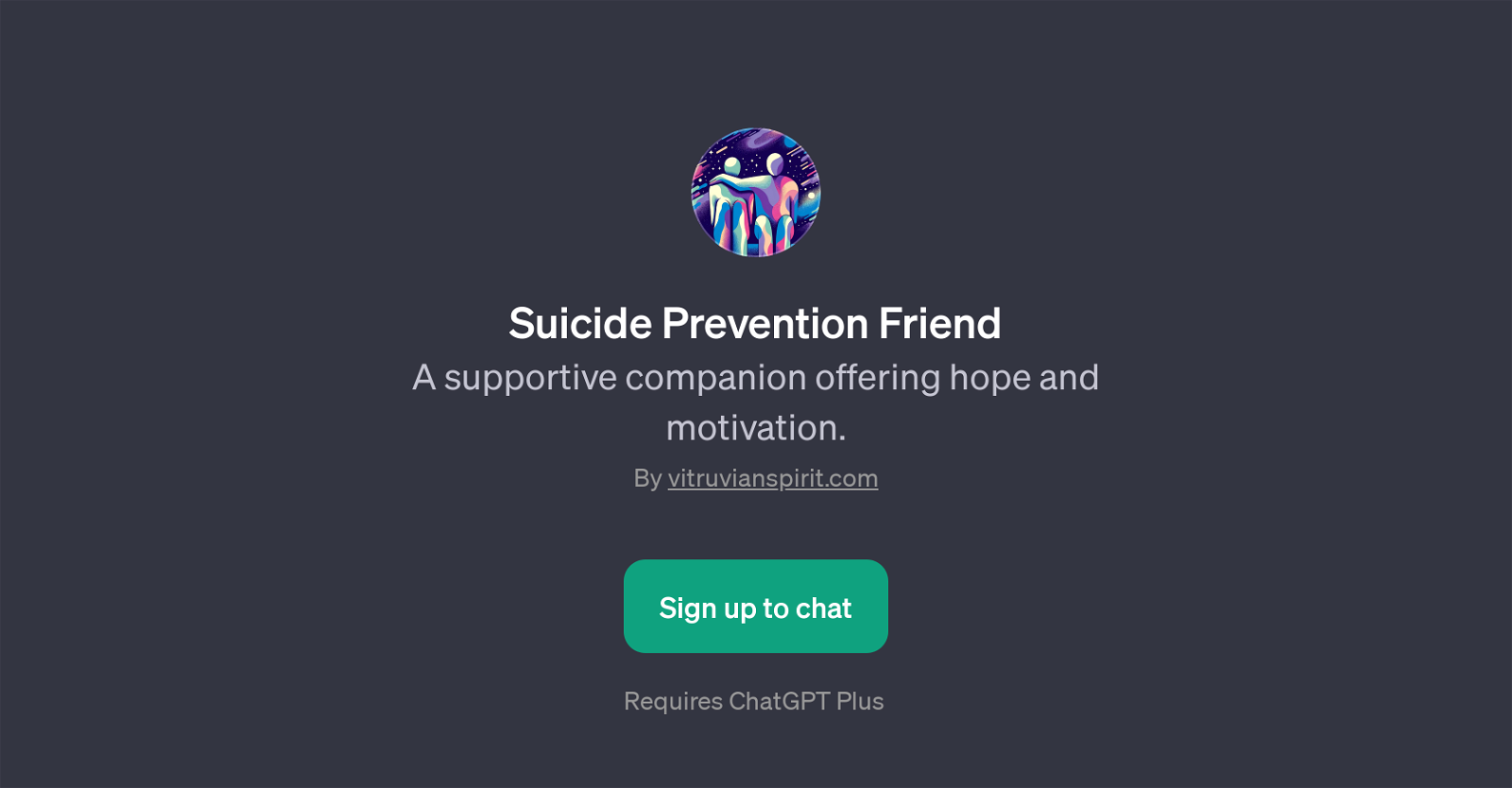 Suicide Prevention Friend website