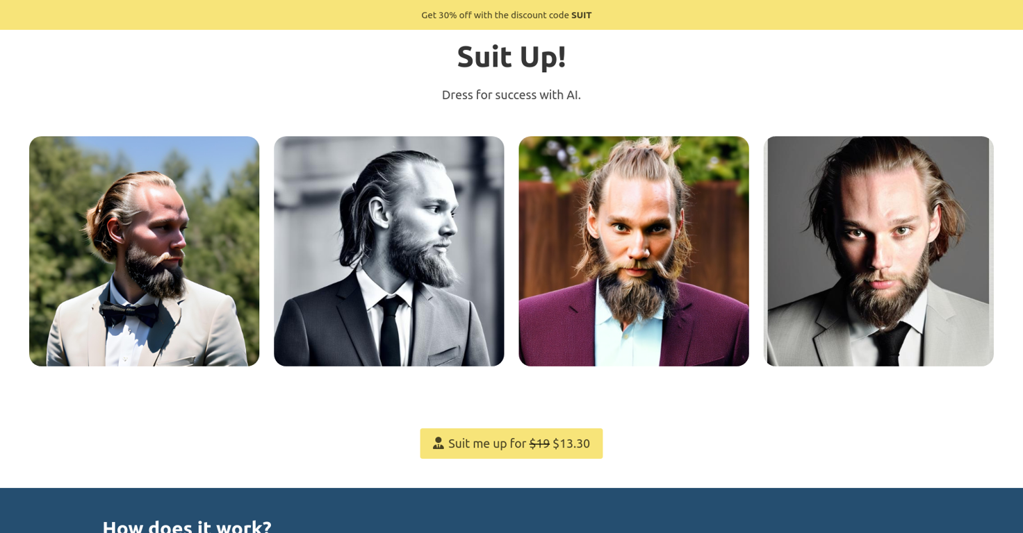 Suit Me Up website