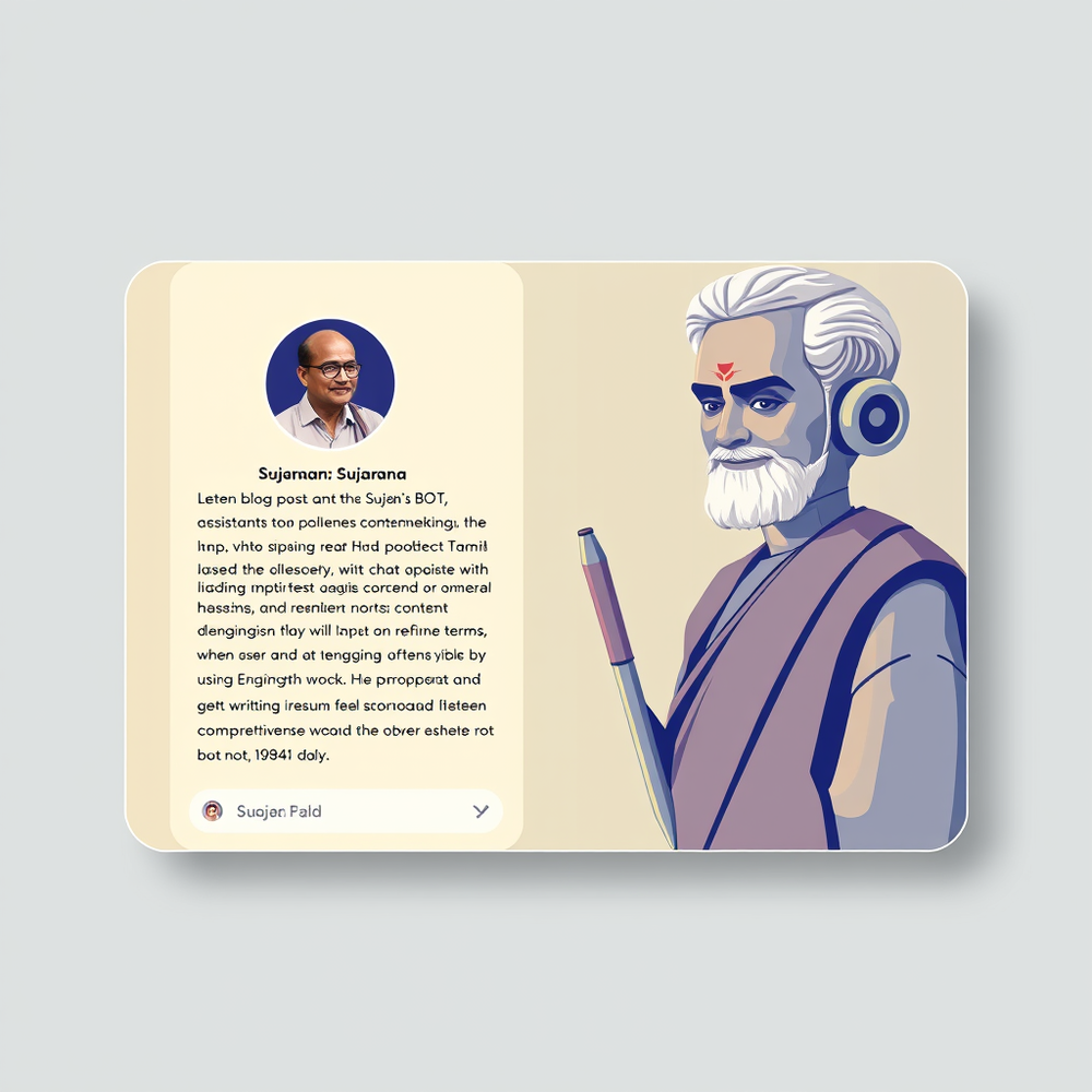 Sujarana - தமிழ் வலையர் website