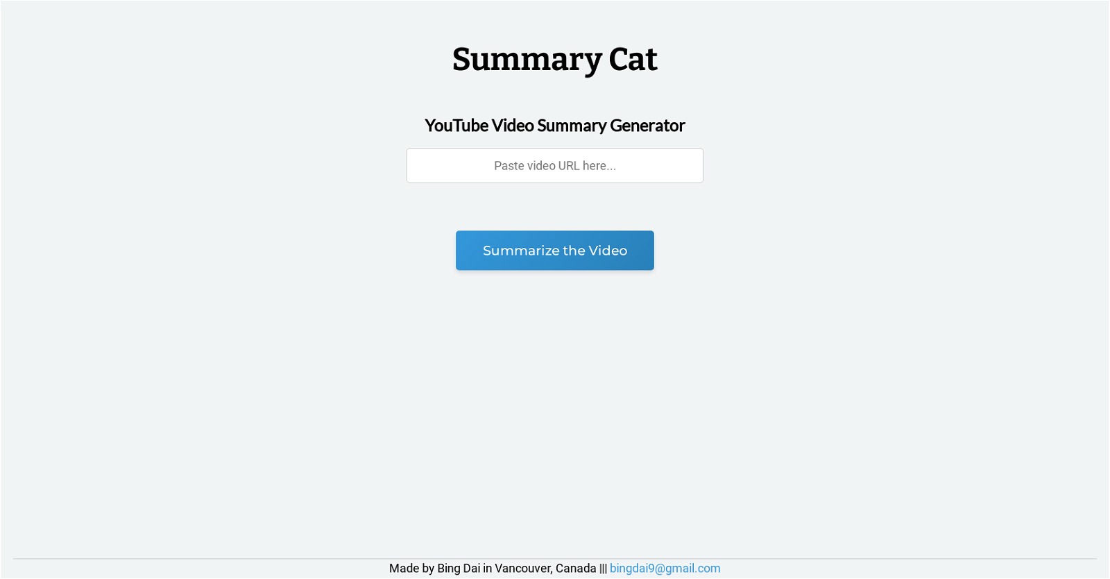 Summarycat website
