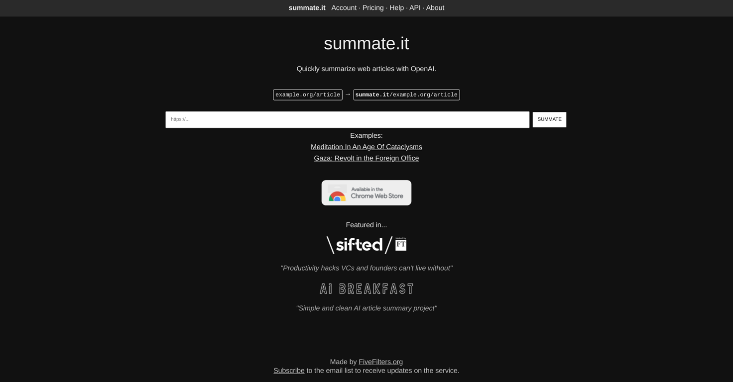 Summate website