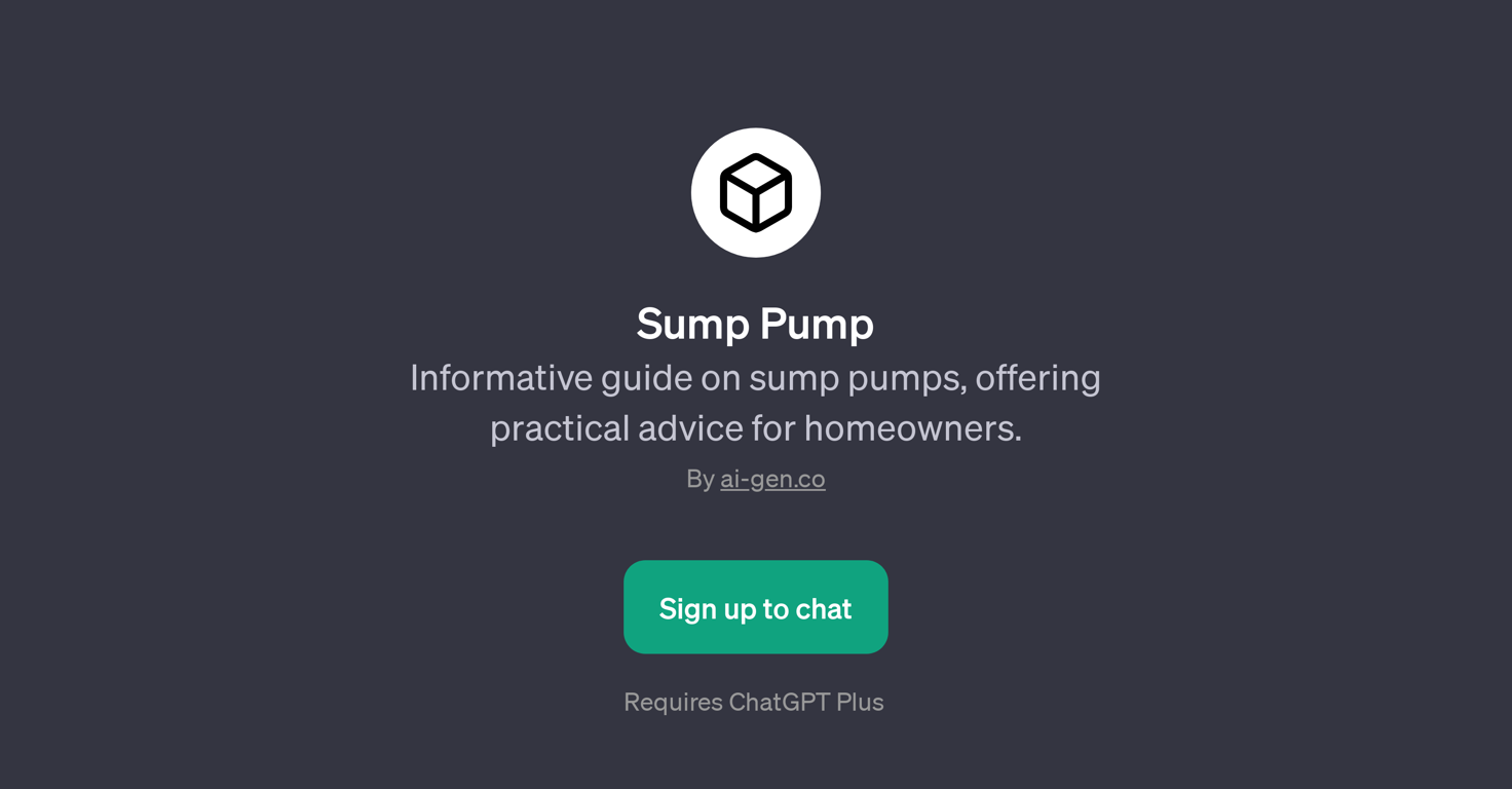 Sump Pump website