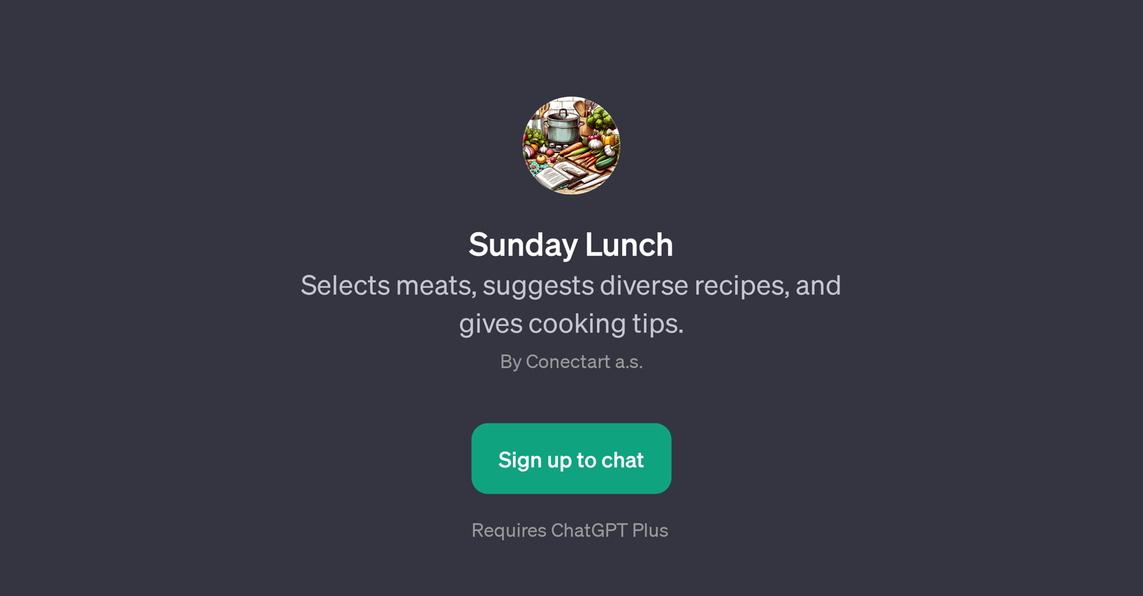 Sunday Lunch website