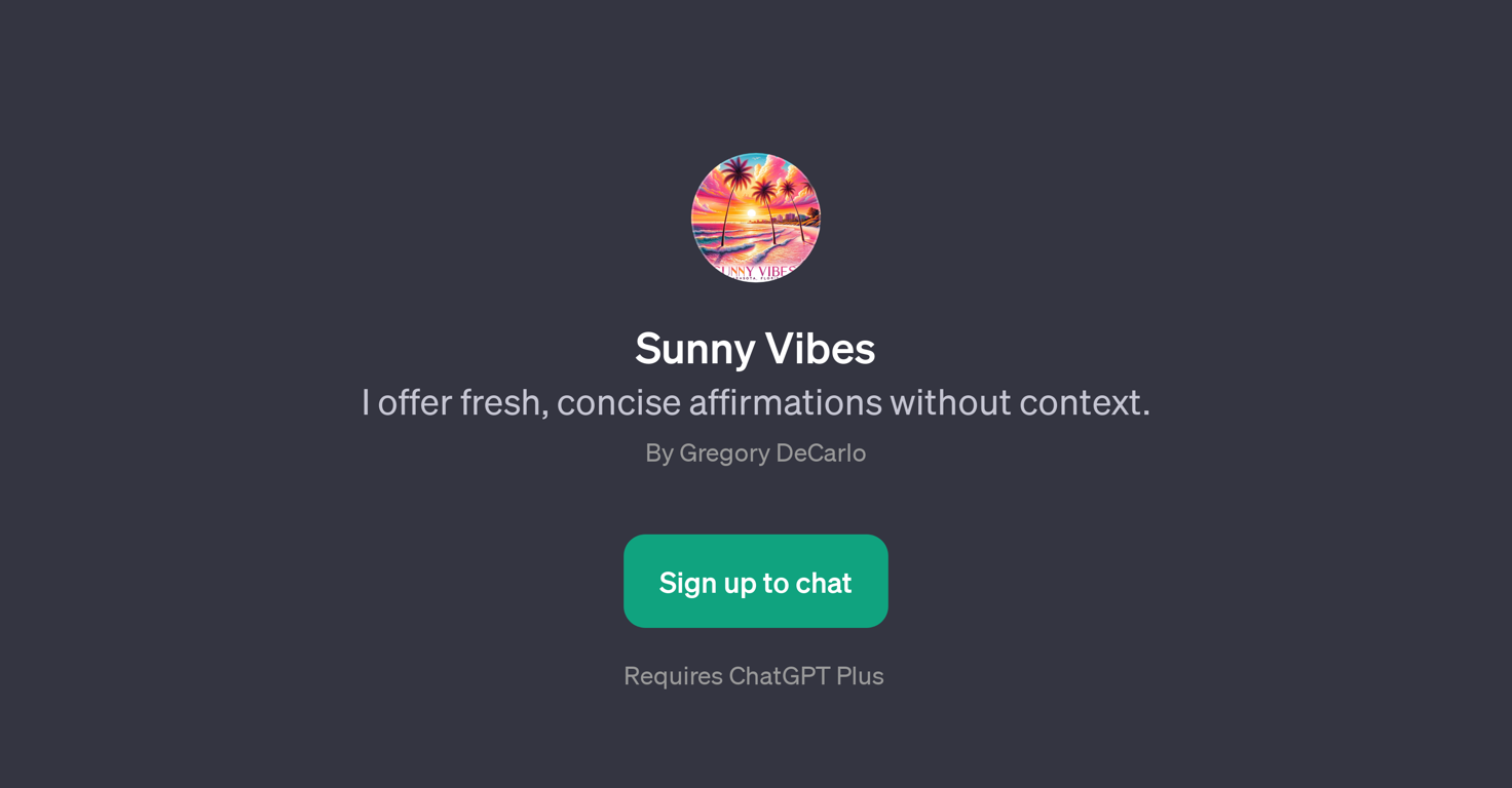 Sunny Vibes website
