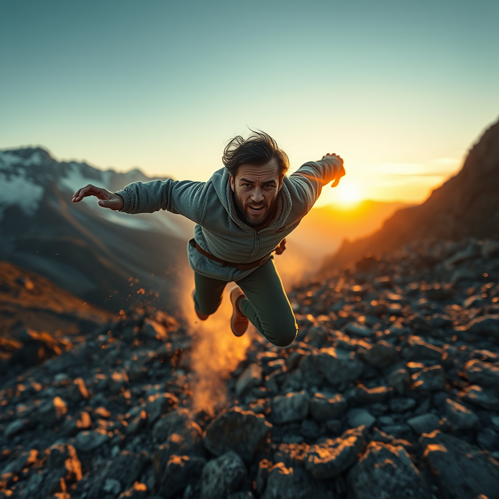 Sunrise Leap Over the Ridge website