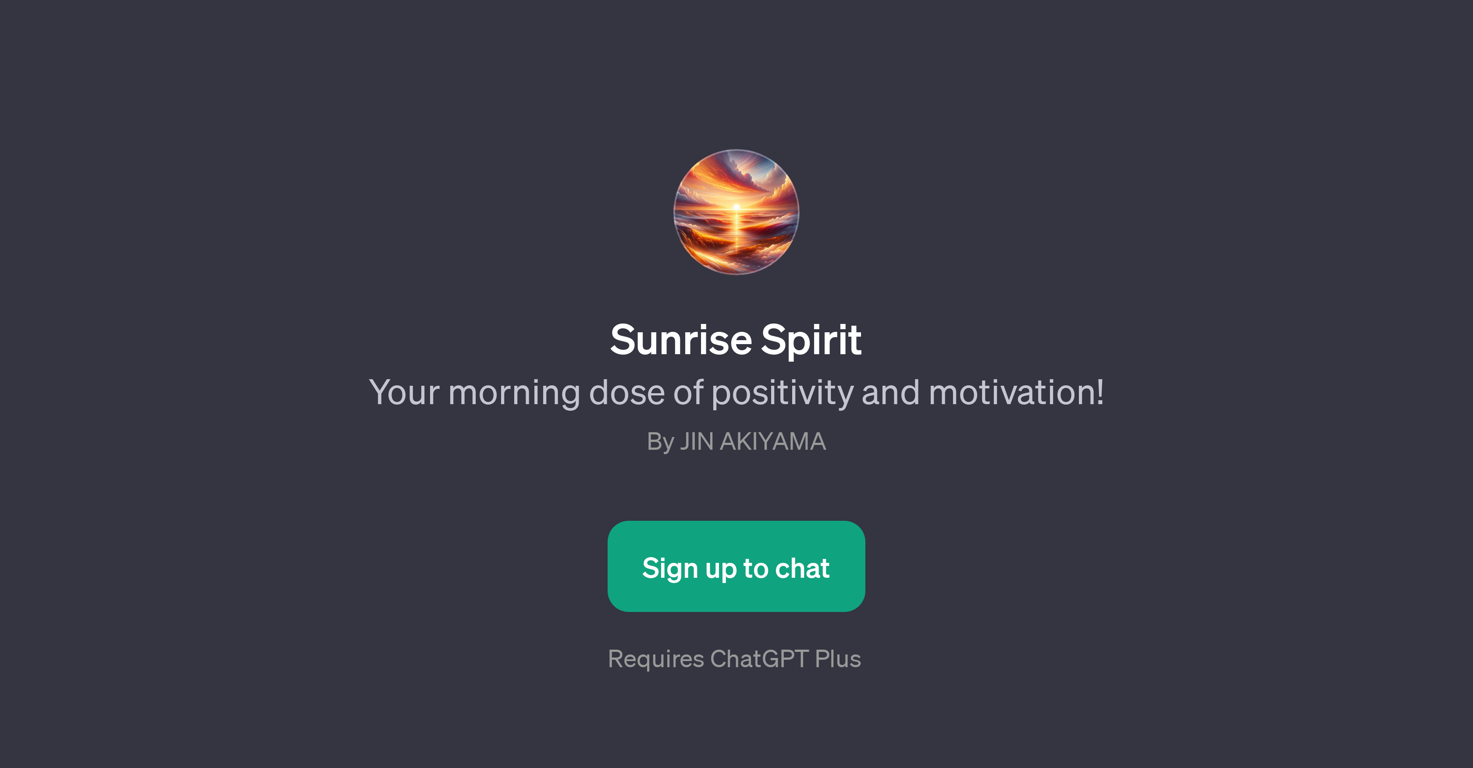 Sunrise Spirit website