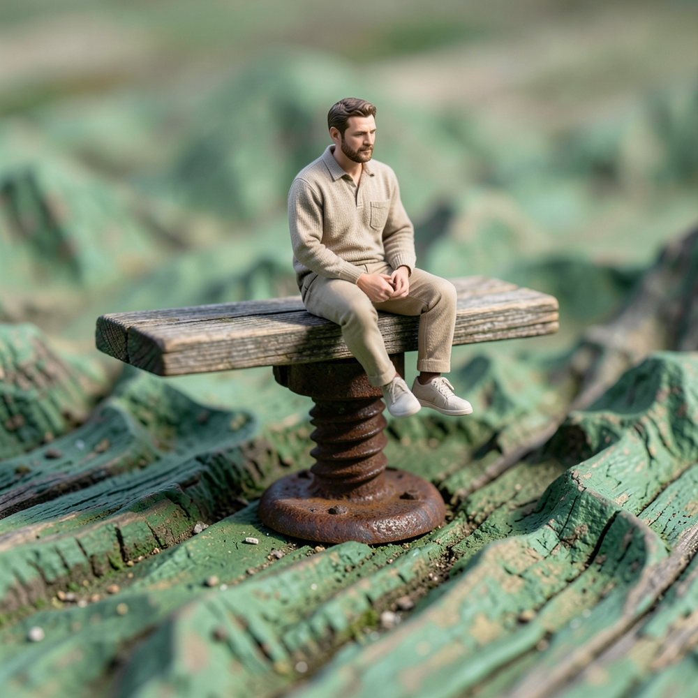 Sunset on the Rusted Island website