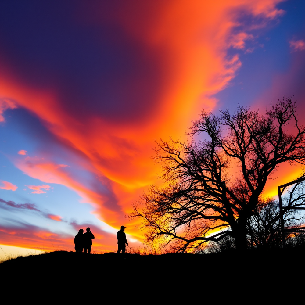 Sunset Silhouettes in Nature website