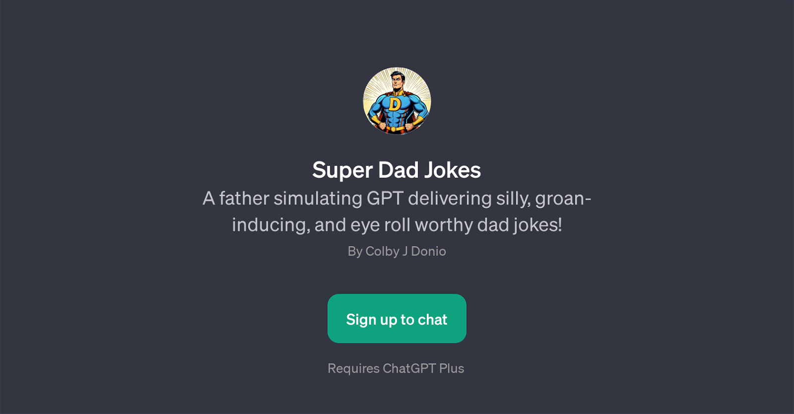 Super Dad Jokes website