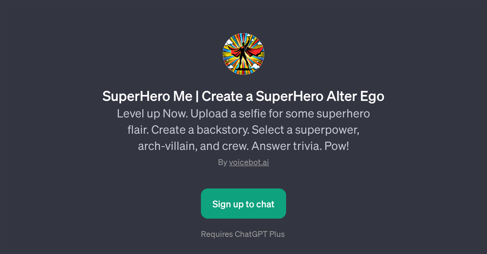 SuperHero Me | Create a SuperHero Alter Ego website