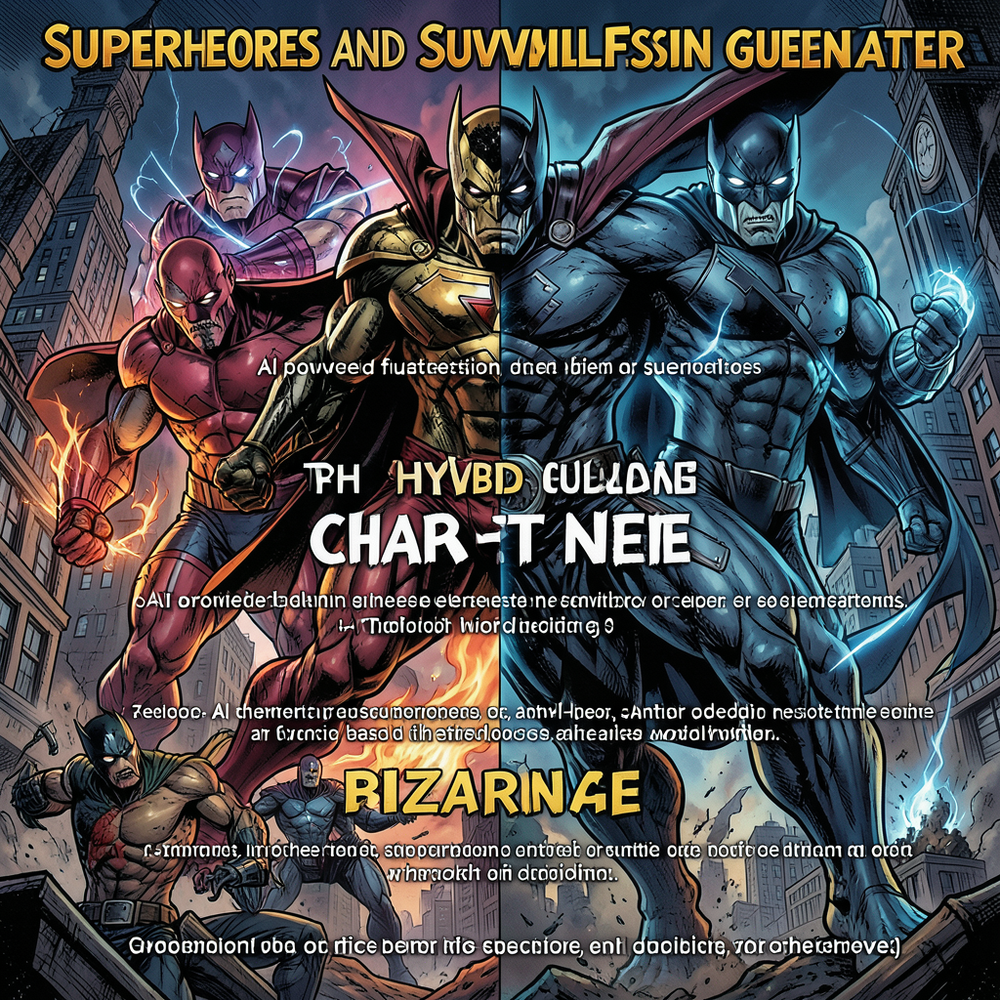 Superheroes and Supervillains Fusion Generator website