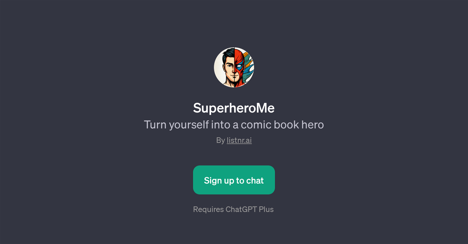 SuperheroMe website