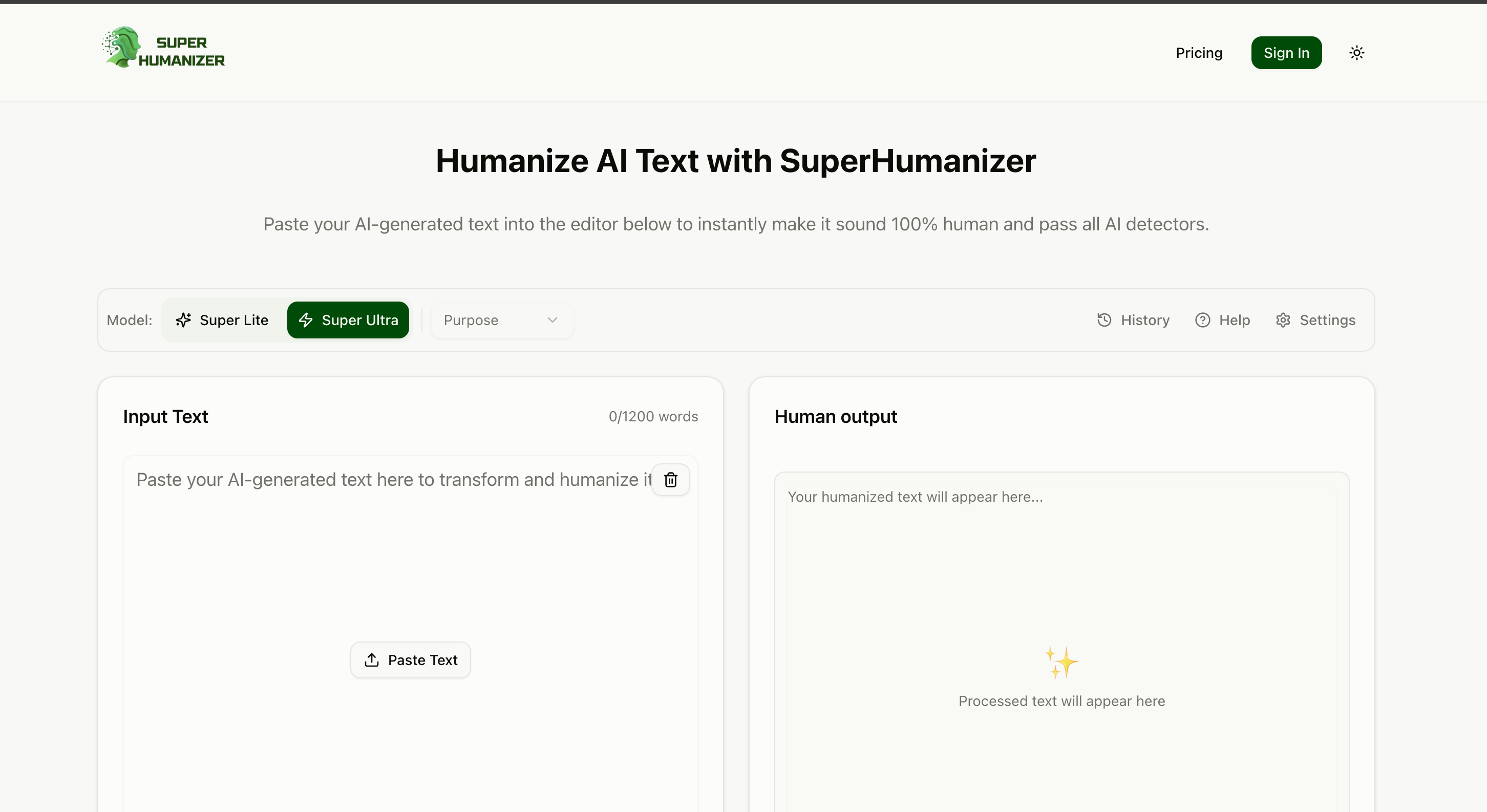 SuperHumanizer logo