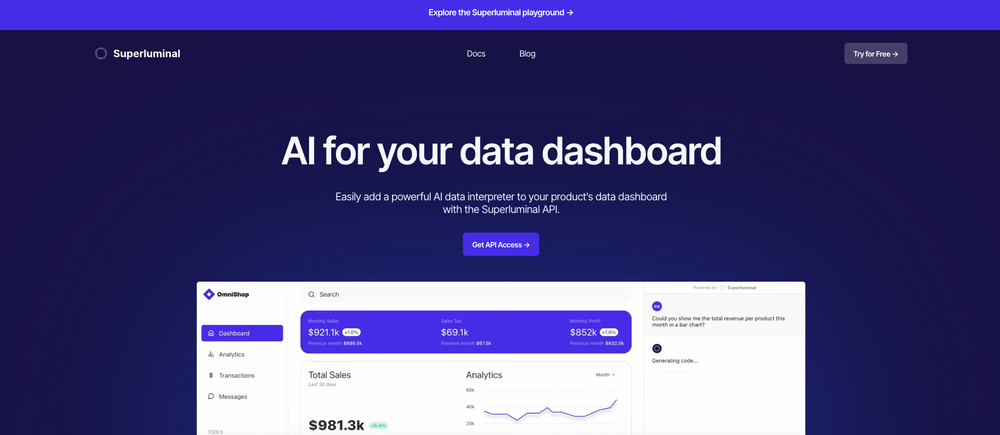 Superluminal website