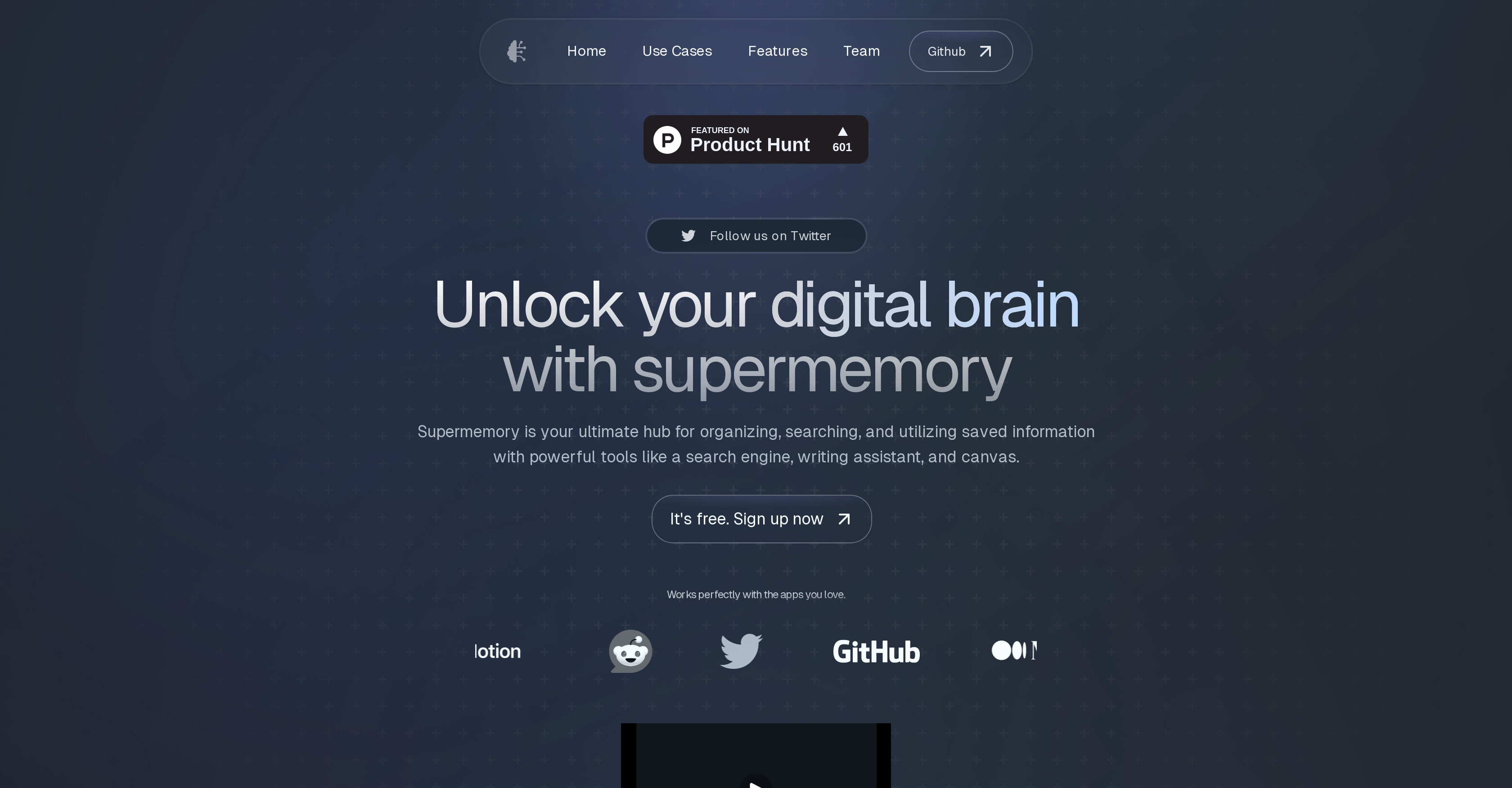 Supermemory screenshot