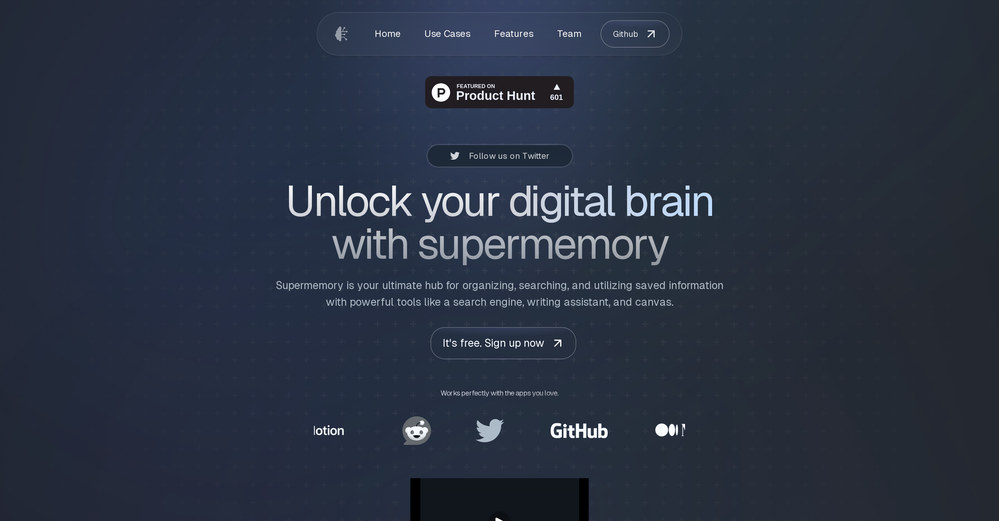 Supermemory website