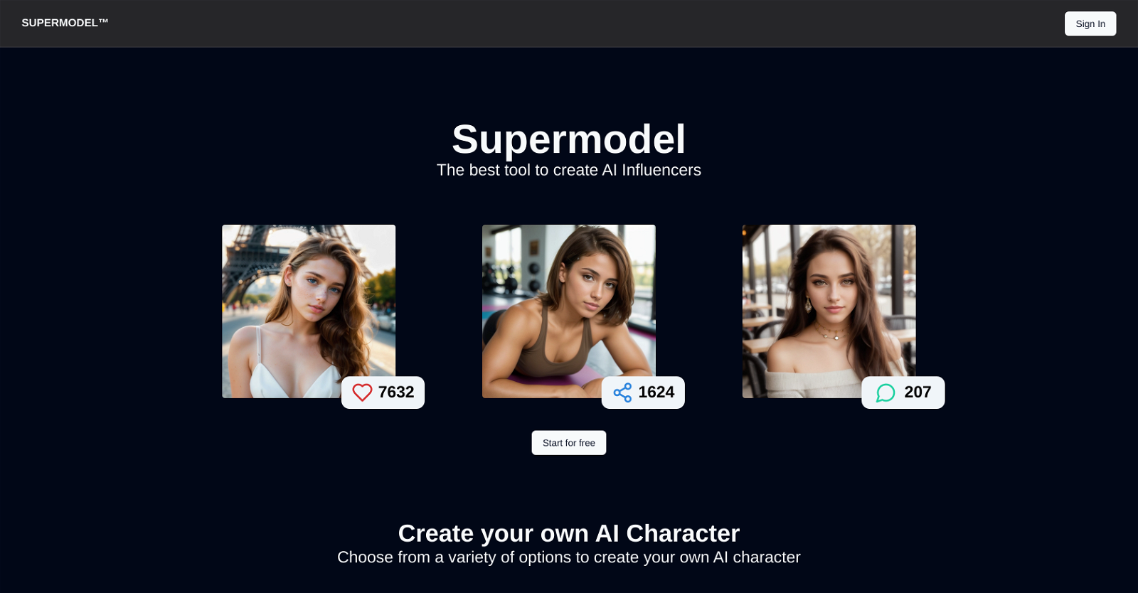 Supermodel website