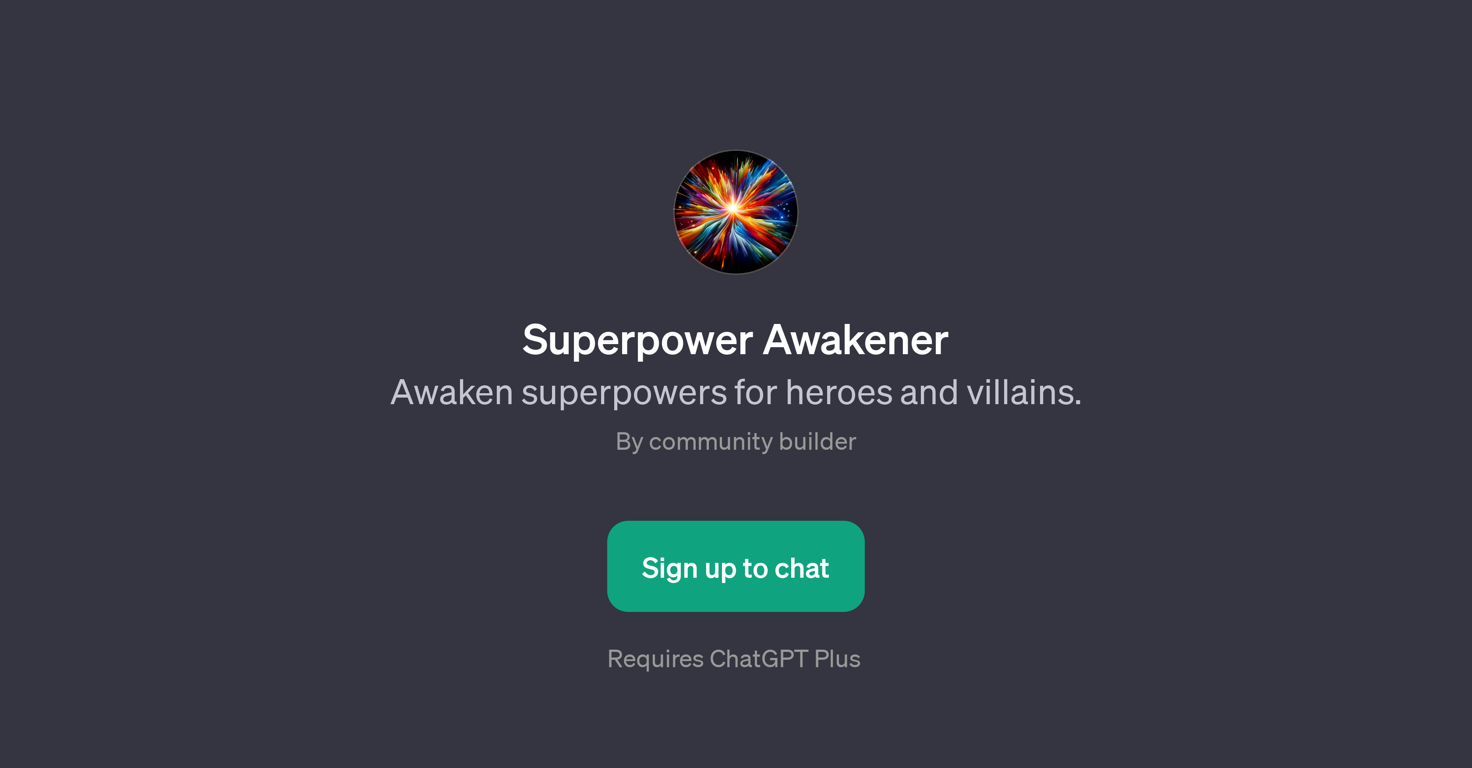 Superpower Awakener website