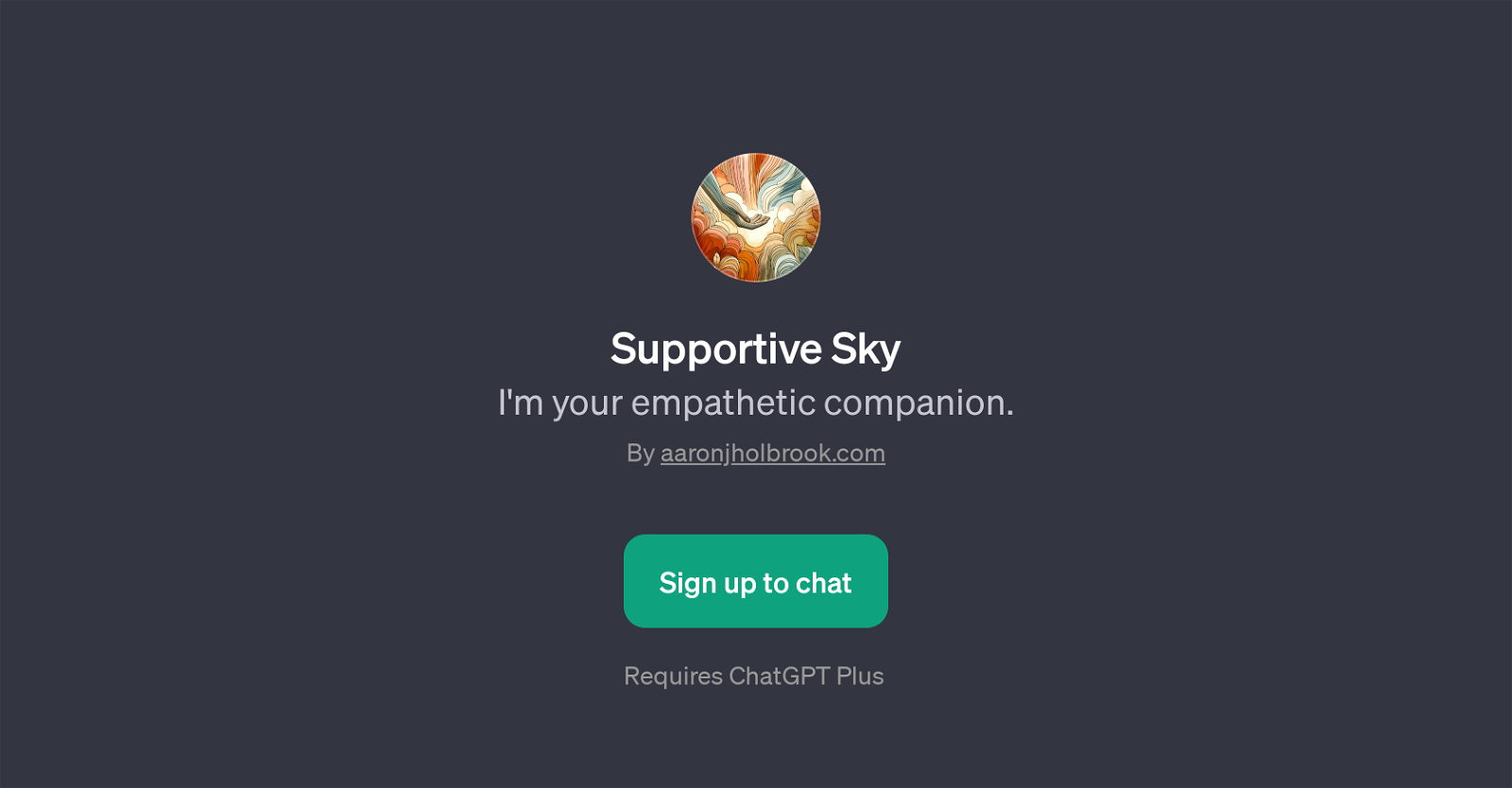 Supportive Sky website