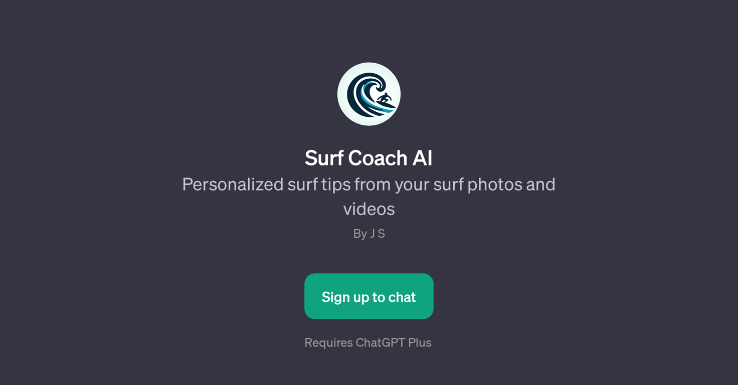 Surf Coach AI website