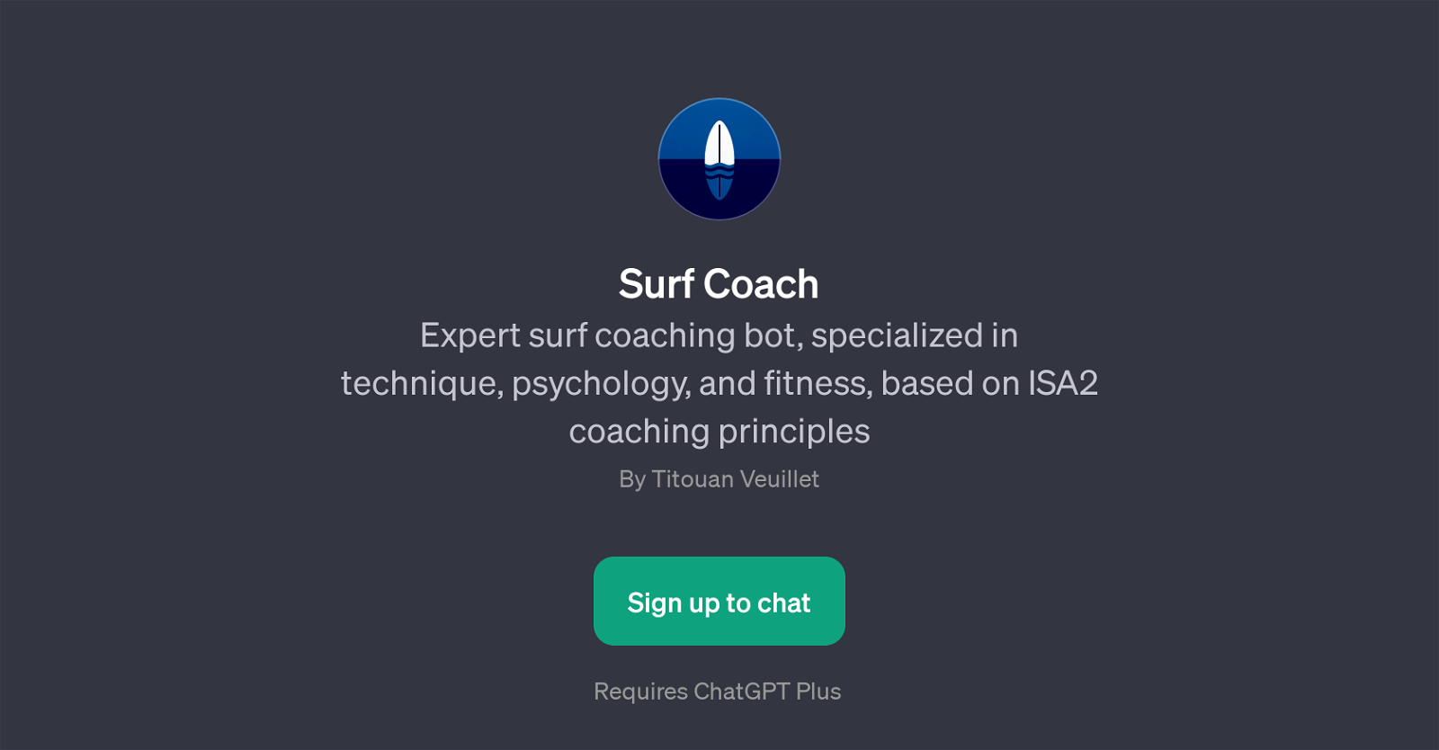 Surf Coach website