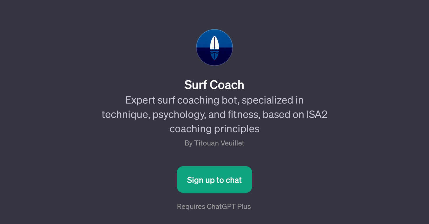 Surf Coach website