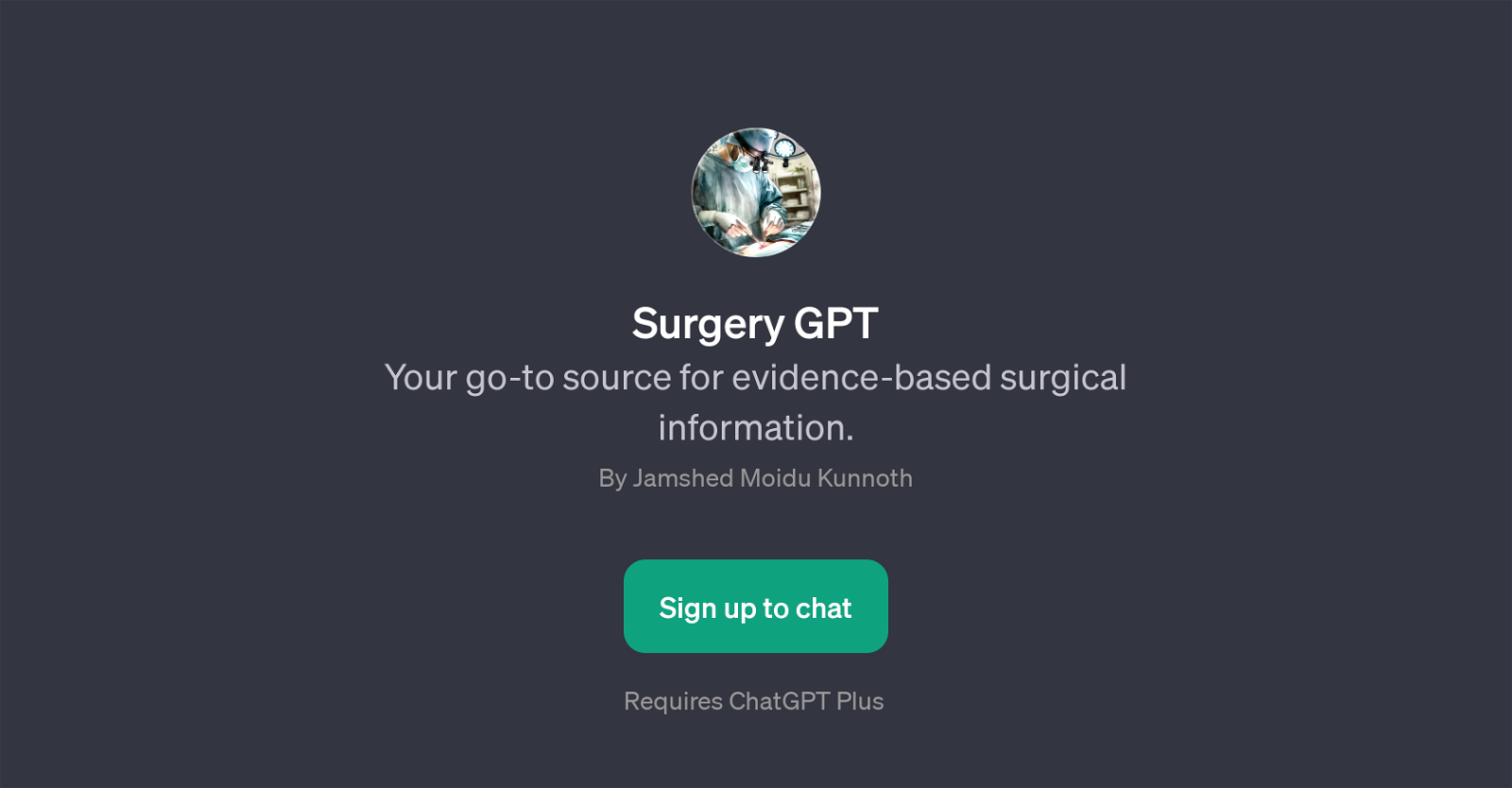 Surgery GPT website