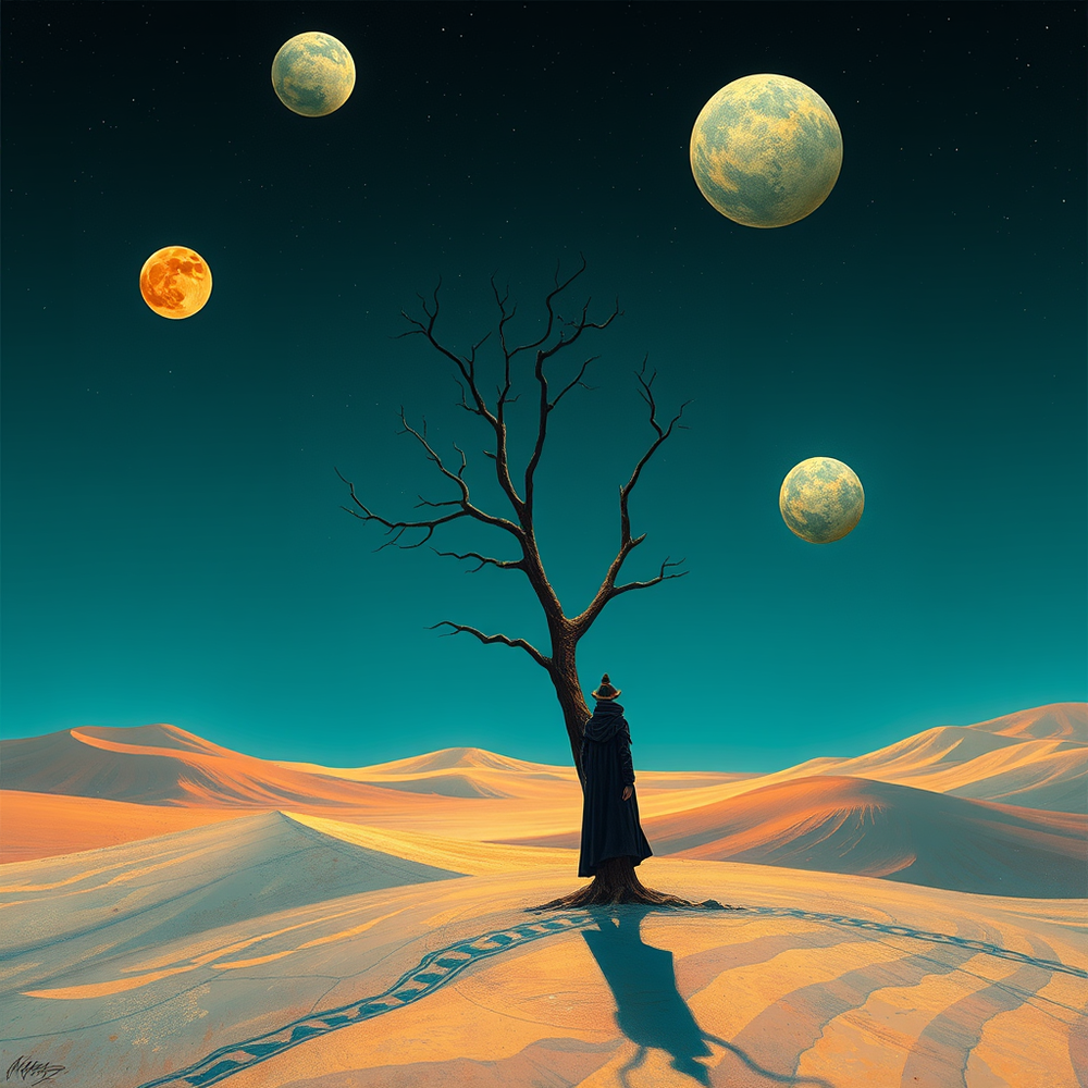 Surreal Coverart Generator website