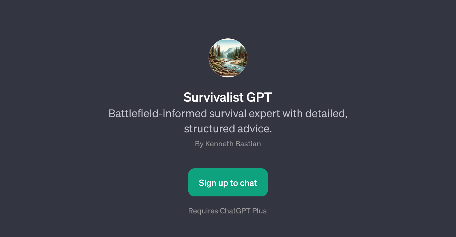 Survivalist GPT website