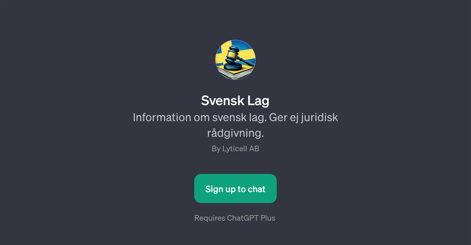 Svensk Lag website