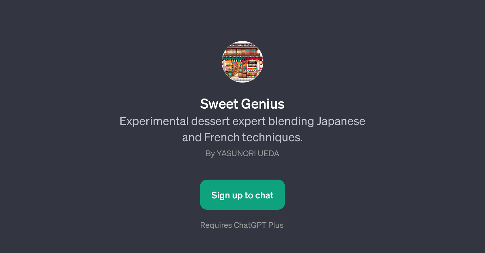 Sweet Genius website