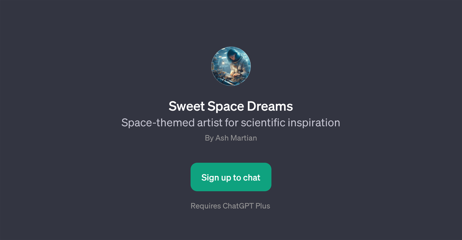 Sweet Space Dreams website