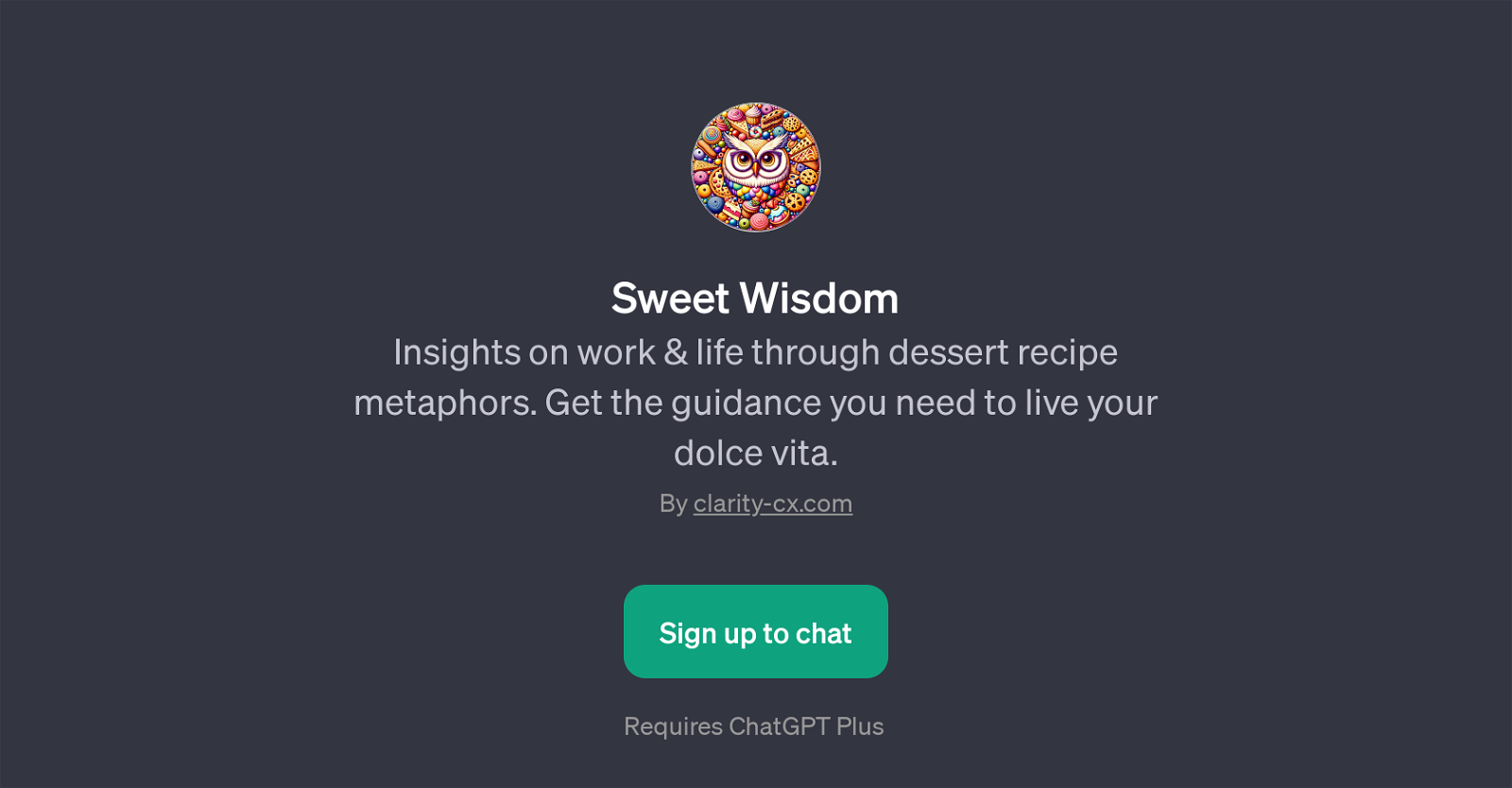 Sweet Wisdom website